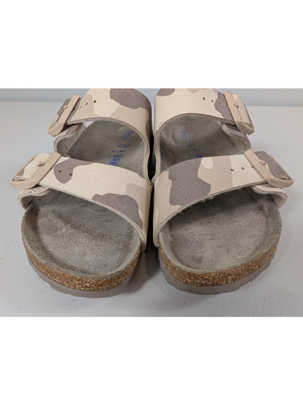 Birkenstock Arizona soft foot bed slide sandal in desert soil color size 5 - Picture 4 of 13